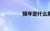 騷年是什么意思?（騷年）