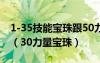 1-35技能寶珠跟50力量寶珠對比輸出哪個好（30力量寶珠）