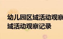 幼兒園區(qū)域活動觀察記錄表建構(gòu)區(qū) 幼兒園區(qū)域活動觀察記錄