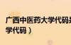廣西中醫(yī)藥大學(xué)代碼是多少號(hào)（廣西中醫(yī)藥大學(xué)代碼）