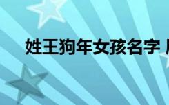 姓王狗年女孩名字 屬狗的王姓女生起名