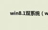 win8.1雙系統(tǒng)（windows8雙系統(tǒng)）