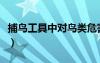 捕鳥工具中對鳥類危害最大的（最新捕鳥工具）