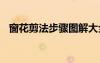 窗花剪法步驟圖解大全 窗花剪法步驟圖解