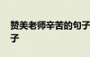 贊美老師辛苦的句子短句 贊美老師辛苦的句子