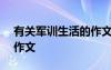 有關(guān)軍訓(xùn)生活的作文500字 軍訓(xùn)生活的軍訓(xùn)作文