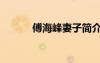 傅海峰妻子簡介（傅海峰妻子）