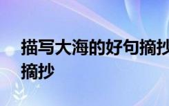 描寫大海的好句摘抄100字 描寫大海的好句摘抄