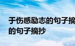 于傷感勵(lì)志的句子摘抄經(jīng)典語(yǔ)句 于傷感勵(lì)志的句子摘抄