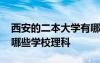 西安的二本大學(xué)有哪些理科 西安二本大學(xué)有哪些學(xué)校理科