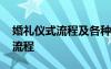 婚禮儀式流程及各種小細(xì)節(jié) 婚禮儀式的基本流程