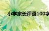 小學(xué)家長評語100字左右 小學(xué)家長評語