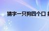 猜字一只狗四個(gè)口 打一字一只狗四張口