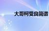 大哥柯受良簡譜 大哥歌詞柯受良