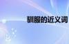 馴服的近義詞 方便的近義詞