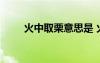 火中取栗意思是 火中取栗成語解釋