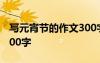 寫元宵節(jié)的作文300字圖片 寫元宵節(jié)的作文300字
