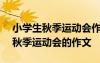 小學生秋季運動會作文500字左右 小學生寫秋季運動會的作文