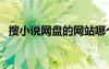 搜小說網(wǎng)盤的網(wǎng)站哪個好用點（搜小說網(wǎng)）