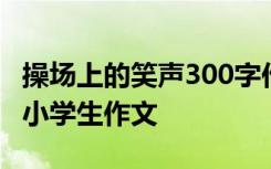 操場(chǎng)上的笑聲300字作文 操場(chǎng)上的笑聲400字小學(xué)生作文
