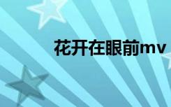 花開在眼前mv 花開在眼前詩歌