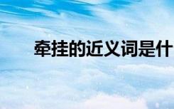牽掛的近義詞是什么詞 牽掛的近義詞
