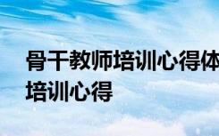 骨干教師培訓(xùn)心得體會(huì)和感悟題目 骨干教師培訓(xùn)心得