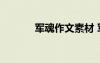 軍魂作文素材 軍魂作文600字