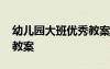 幼兒園大班優(yōu)秀教案公開課 幼兒園大班優(yōu)秀教案