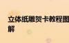 立體紙雕賀卡教程圖解 立體紙雕賀卡制作圖解