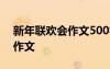 新年聯(lián)歡會(huì)作文500字點(diǎn)面結(jié)合 新年聯(lián)歡會(huì)作文