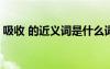 吸收 的近義詞是什么詞 吸收的近義詞及解釋