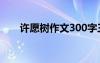 許愿樹作文300字三年級 許愿樹作文