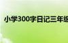 小學300字日記三年級打掃 小學300字日記