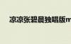 涼涼張碧晨獨唱版mp3 涼涼歌詞張碧晨