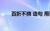 百折不撓 造句 用百折不撓一詞造句