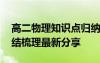 高二物理知識點(diǎn)歸納 高二物理重點(diǎn)知識點(diǎn)總結(jié)梳理最新分享