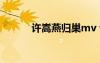 許嵩燕歸巢mv 許嵩燕歸巢歌詞