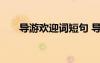 導(dǎo)游歡迎詞短句 導(dǎo)游歡迎詞幽默詼諧