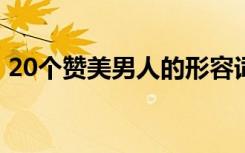 20個(gè)贊美男人的形容詞 形容贊美男人的詞語(yǔ)