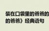 裝在口袋里的爸爸的佳詞佳句 《裝在口袋里的爸爸》經(jīng)典語句