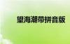望海潮帶拼音版 《望海潮》拼音版