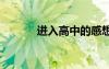 進入高中的感想作文 感想作文