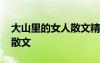 大山里的女人散文精選 風(fēng)韻的女人像一幅畫散文