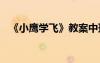《小鷹學(xué)飛》教案中班 《小鷹學(xué)飛》教案