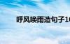 呼風喚雨造句子10字 呼風喚雨造句