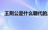王荊公是什么朝代的人 王荊公體成語解釋