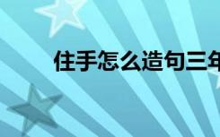 住手怎么造句三年級(jí) 住手怎么造句