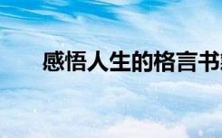 感悟人生的格言書籍 感悟人生的格言