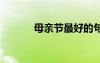 母親節(jié)最好的句子 母親節(jié)句子